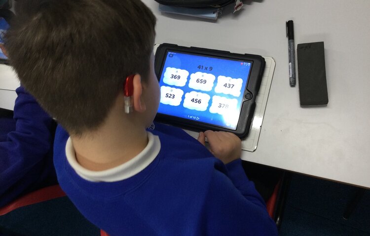 Image of Multiplication and division, on devices! 