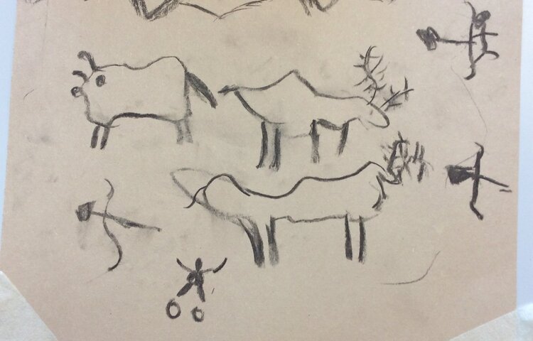 Image of Creative Stone Age Cave Paintings! 