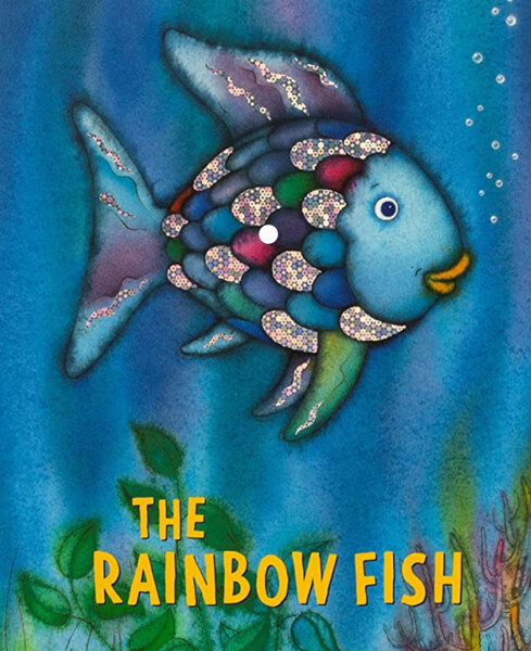Image of Rainbow Fish writing 
