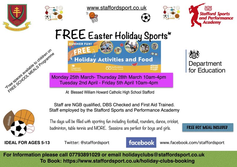 Image of Easter Holiday Sports and Activities